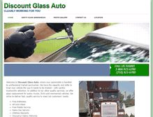 Tablet Screenshot of discountglassauto.com